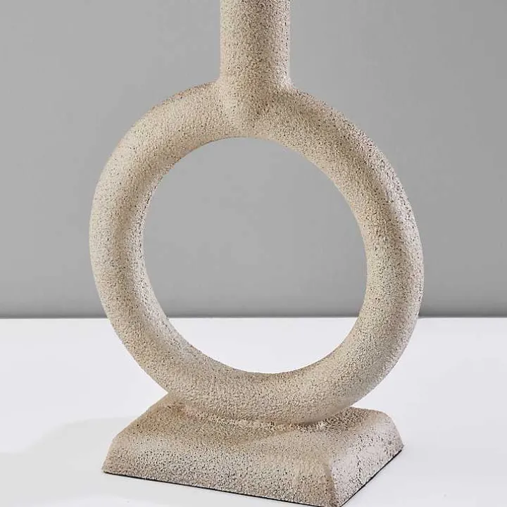 Natural Stone Ring Ellie Table Lamp