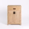 Natural Wood Closed Modular Cabinet