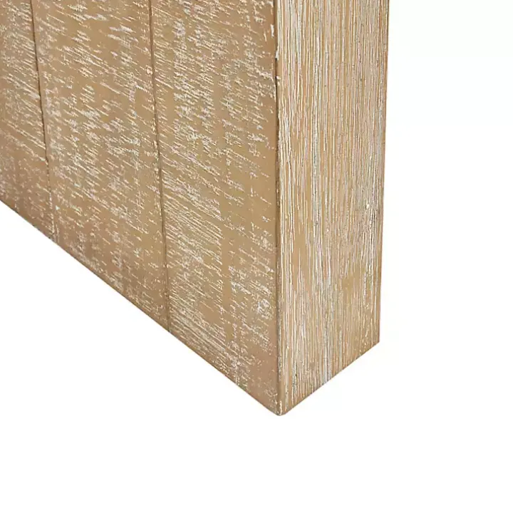 Natural Wood Frame Console Table