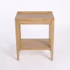 Natural Wood Hughes Side Table