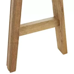 Natural Wood Narrow Rustic Bench