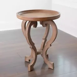 Natural Wooden Parker Accent Table