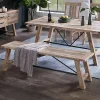 Natural Wooden Sonoma Dining Bench