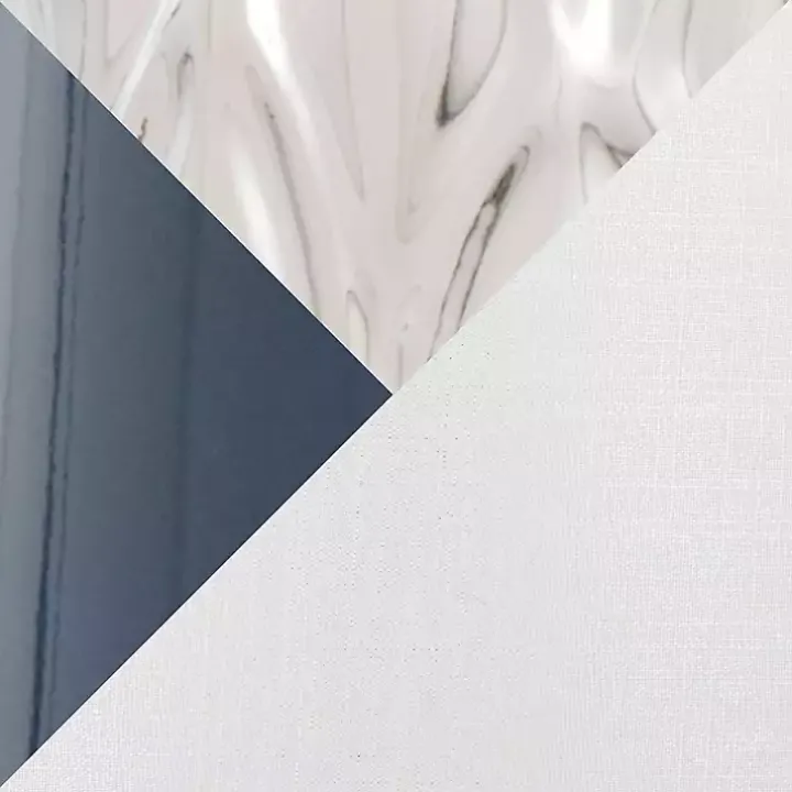 Navy and Silver Piper Table Lamp