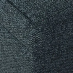 Navy Tufted Upholstered Storage Ottoman