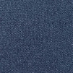 Navy Upholstered Round Shoe Storage Ottoman