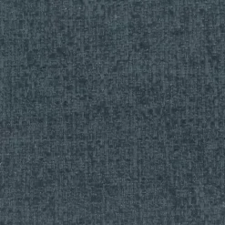 Navy Upholstered Round Storage Ottoman