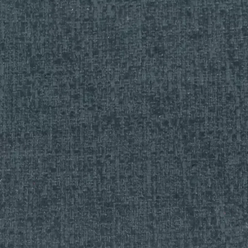 Navy Upholstered Round Storage Ottoman