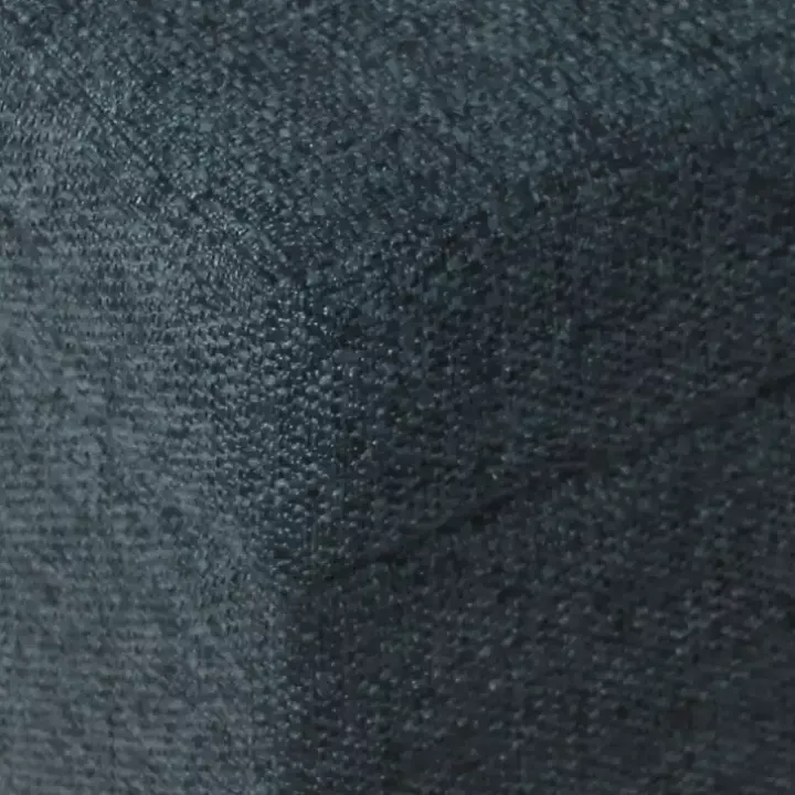 Navy Upholstered Square Storage Ottoman