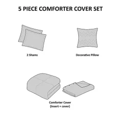 Neutral Holland 5-pc. King Comforter Set