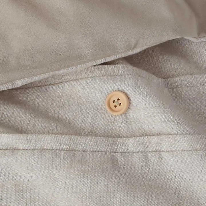 Neutral Oversized 3-pc. Queen Duvet Cover Set