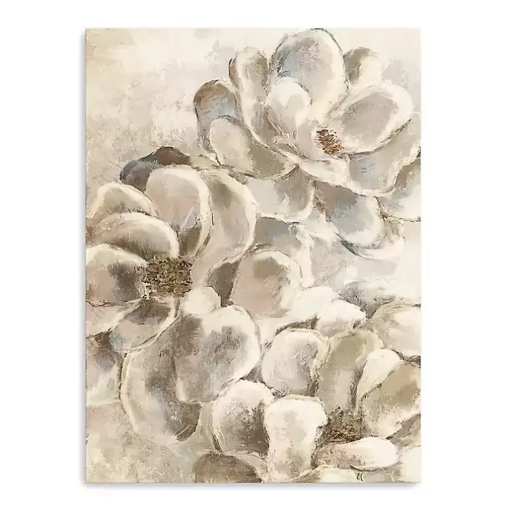Neutral Petals Canvas Art Print, 30x40 in.