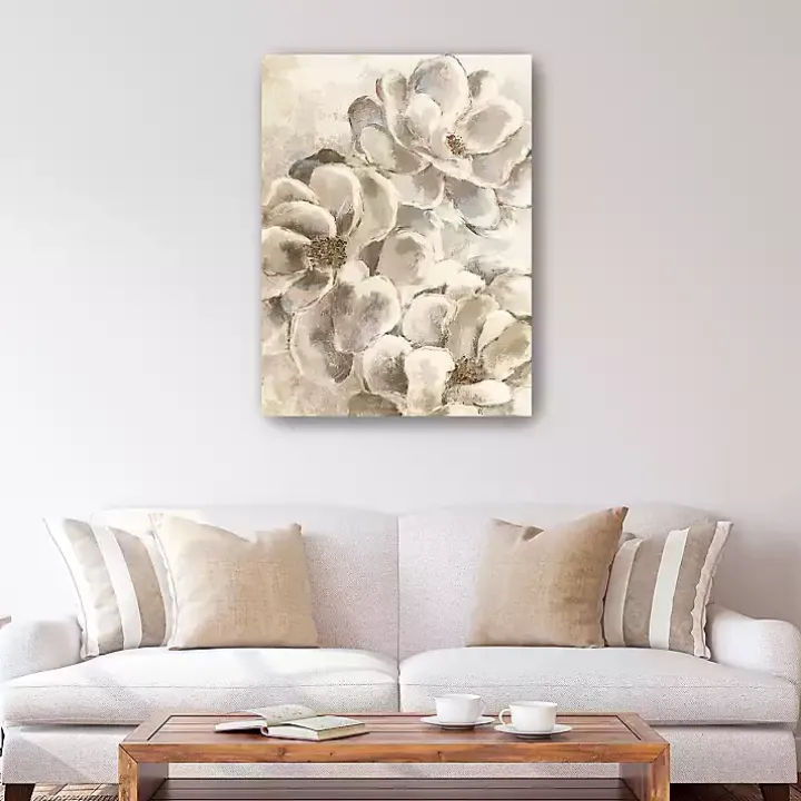 Neutral Petals Canvas Art Print, 30x40 in.