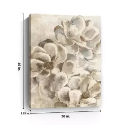 Neutral Petals Canvas Art Print, 30x40 in.