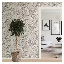 Neutral Tropic Floral Peel & Stick Wallpaper