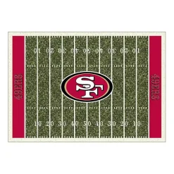 NFL San Francisco 49ers Home Field Area Rug, 6x8