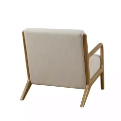 Nolan Cream Lounge Accent Chair