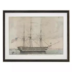 North Carolina United States Ship Framed Art Print