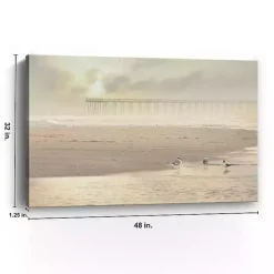 Ocean City Pier Canvas Art Print