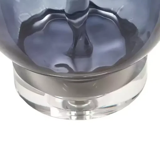 Ombre Blue Glass Teardrop Table Lamp