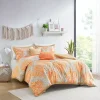 Orange Damask 4-pc. Twin/Twin XL Comforter Set