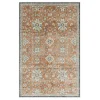Orange Granary Floral Area Rug, 6x9