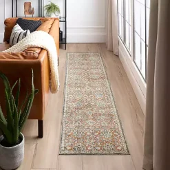 Orange Granary Floral Runner, 2x8