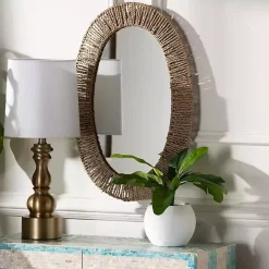 Oval Elwyn Seagrass Wall Mirror