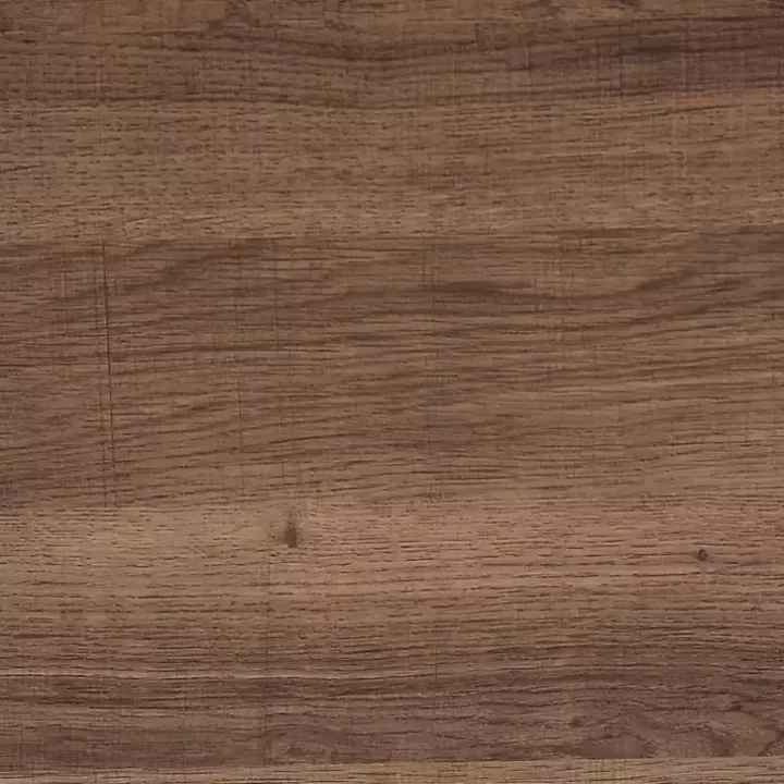 Oval Light Brown Wood X Base Console Table