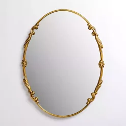 Oval Louisa Gold Wall Mirror