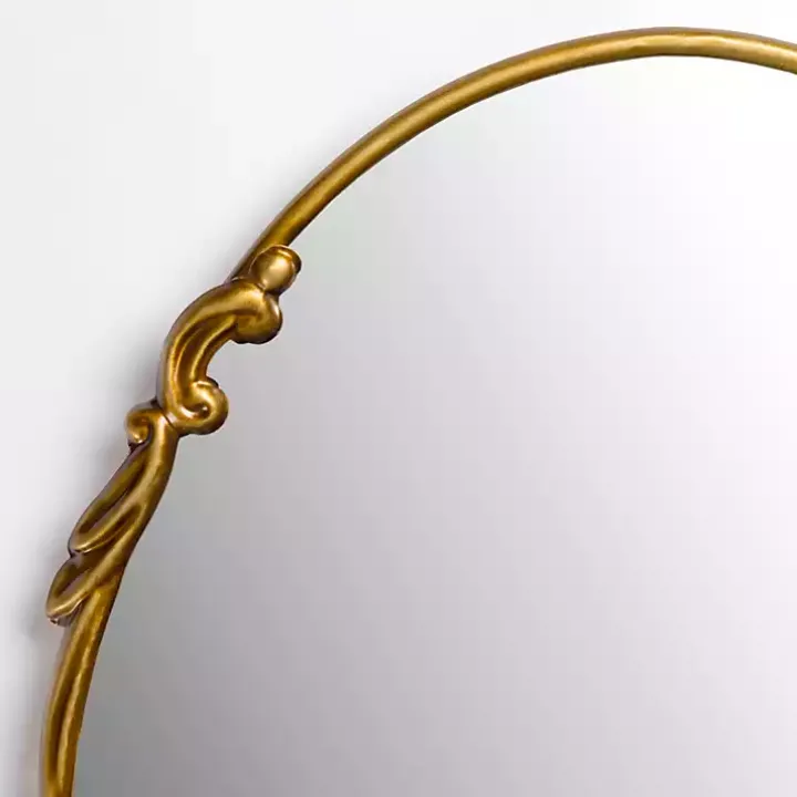 Oval Louisa Gold Wall Mirror