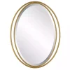 Oval Rhodes Gold Wall Mirror