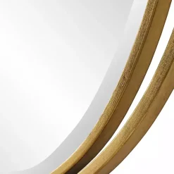 Oval Rhodes Gold Wall Mirror