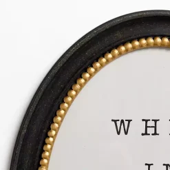 Oval When in Doubt Pray Wall Plaque