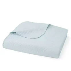 Pale Blue Herring 3-pc. King Quilted Coverlet Set