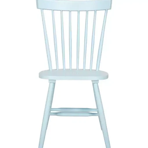Pale Blue Parker Spindle Dining Chairs, Set of 2
