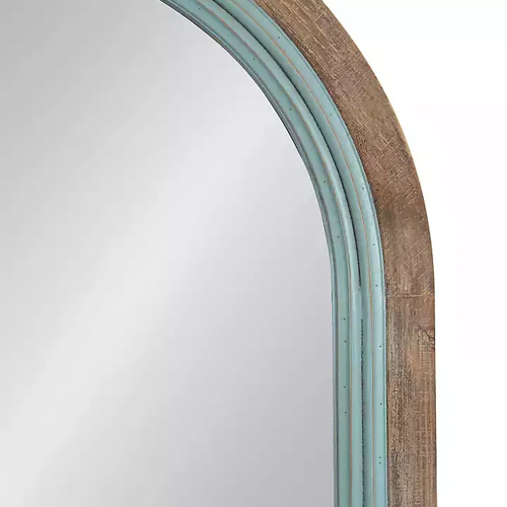 Palmer Arch Wood Wall Mirror
