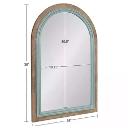 Palmer Arch Wood Wall Mirror