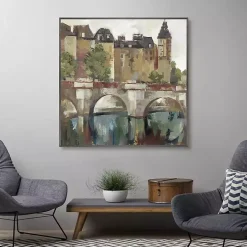Paris Late Summer Framed Canvas Art Print
