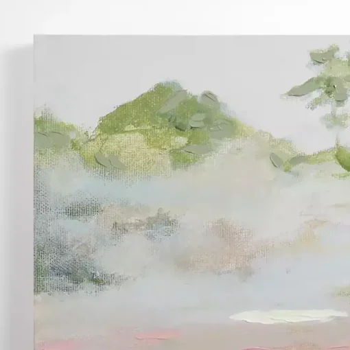 Pastel Meadow Canvas Art Print