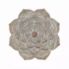 Patina Finish Metal Flower Large Wall Plaque