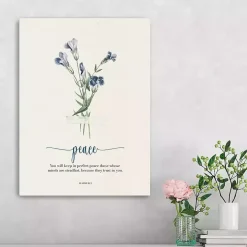 Peace Affirmations Canvas Art Print, 18x24 in.