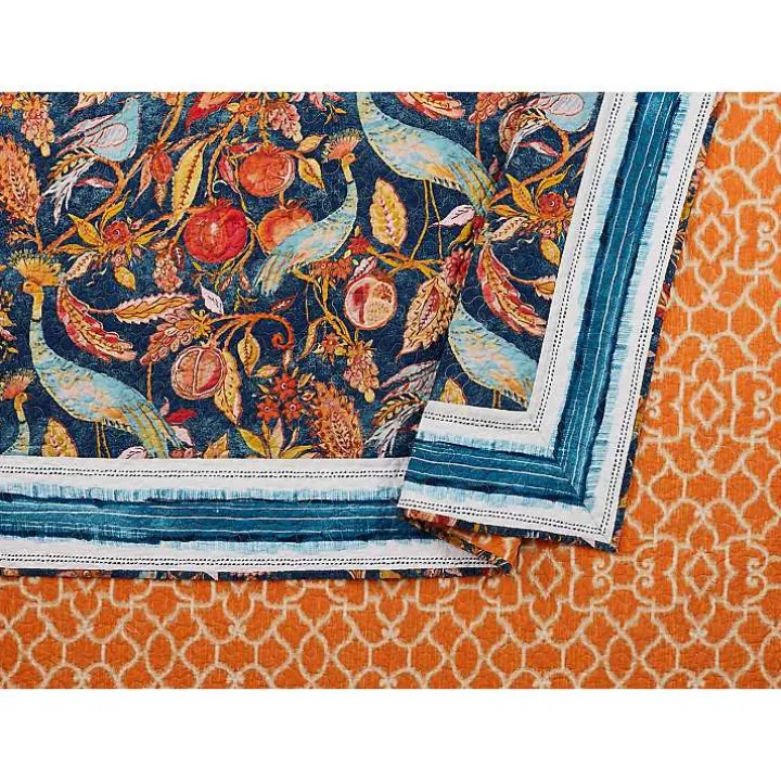 Peacock Garden King 3-pc. Quilt Set