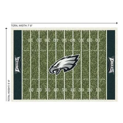 Philadelphia Eagles Home Field Area Rug, 6x8