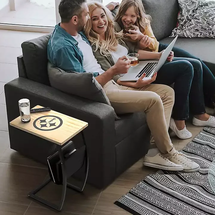 Pittsburgh Steelers Wood C-Table