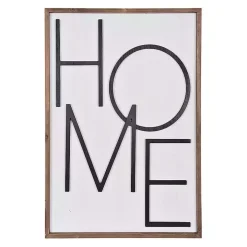 Popped Letter Home Plaque