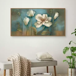 Poppy Melody Framed Canvas Art Print