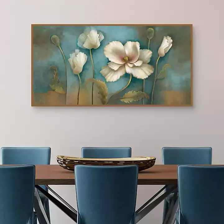 Poppy Melody Framed Canvas Art Print