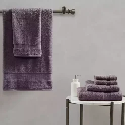 Purple Egyptian Cotton 6-pc. Towel Set