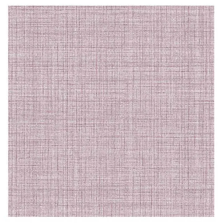 Purple Textured Faux Fabric Peel & Stick Wallpaper